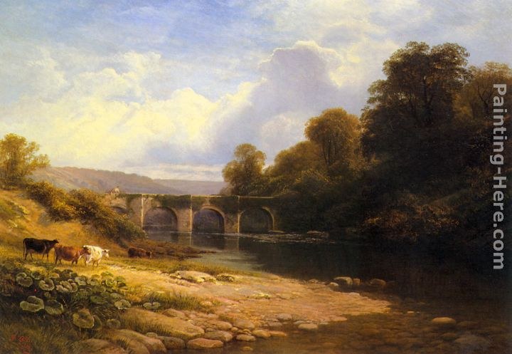 George Vicat Cole Staveton Bridge, Devon